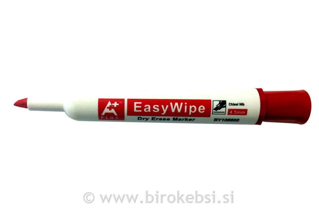 Marker za belo tablo EASYWIPE C, rdeč