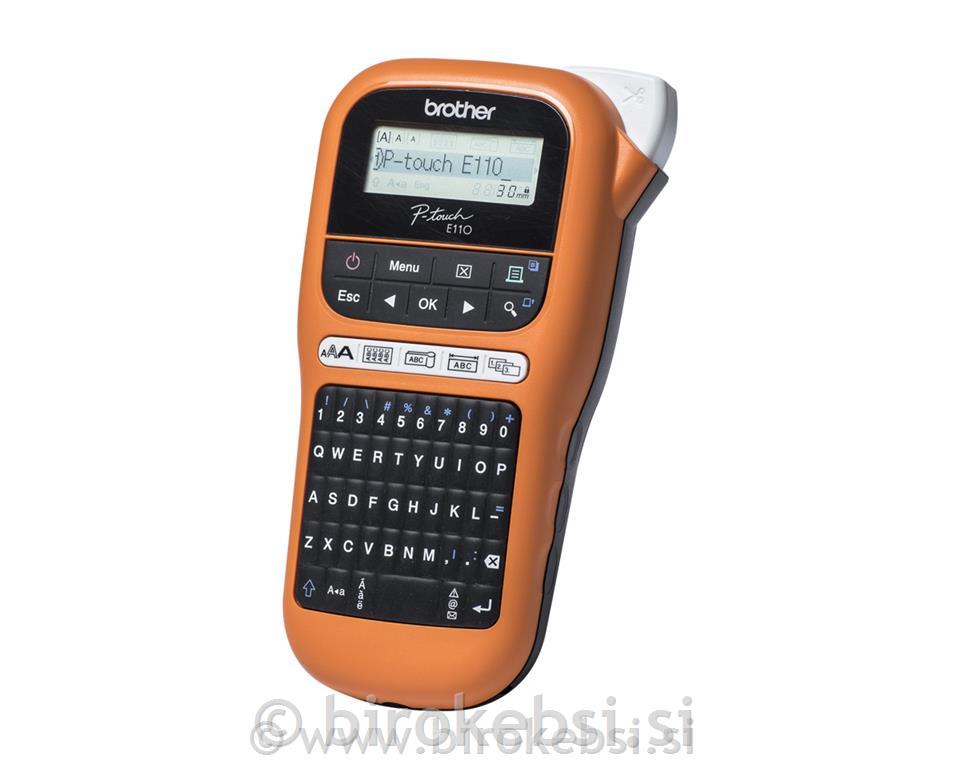 PT E110VP, tiskalnik nalepk