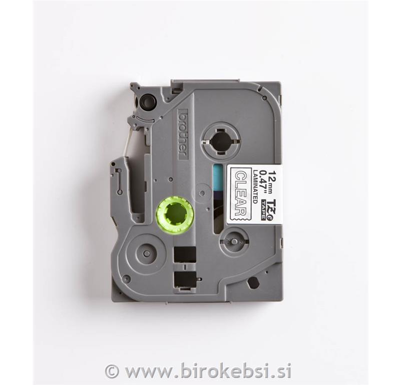 TZE135 Prozoren/bel 12mm,trak za PT