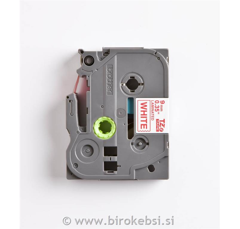 TZE222 Bel/rdeč 9mm, trak za PT
