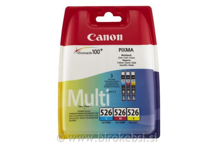 ČRNILO CANON CLI-526 C/Y/M Multipack