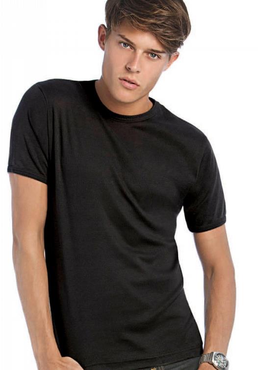MAJICA T-SHIRT B&C MEN-FIT BARVNA