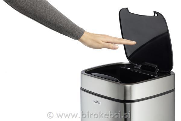 Koš za smeti kovinski s senzorjem 21L
