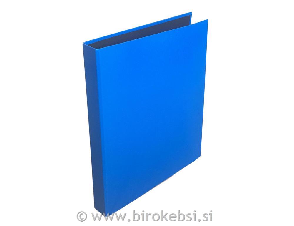 Rinčna mapa A4, 2 rinki, modra