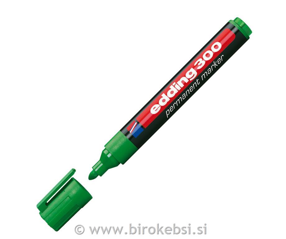 Marker perm. E-300, okr. kon., zelen