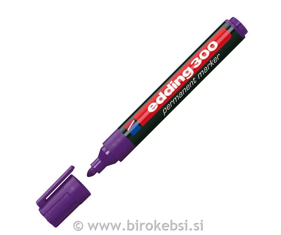 Marker perm. E-300, okr. kon., vijoličen