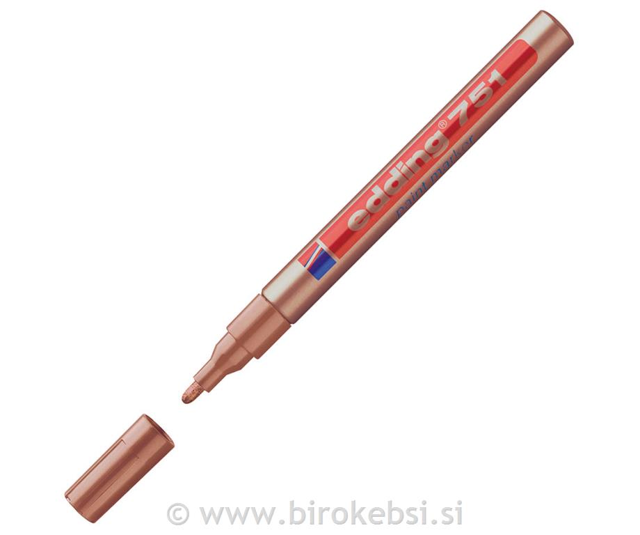 Marker z lakom E-751, 1-2 mm, bakren