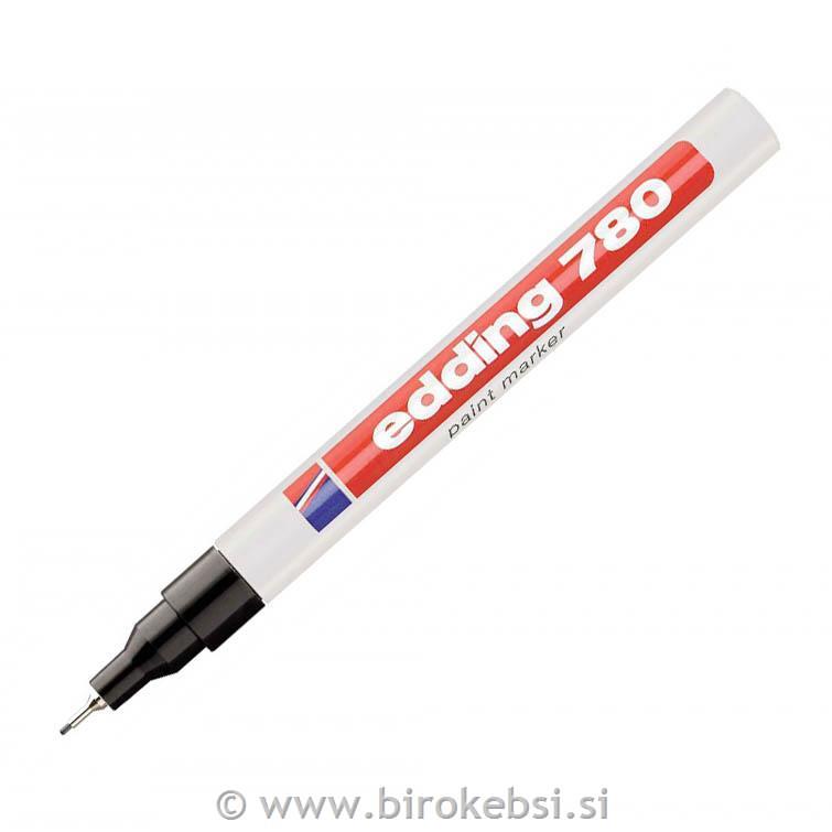 Paint marker E-780, 0,8 mm, črn