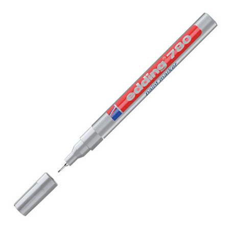 Paint marker E-780, 0,8 mm, srebrn