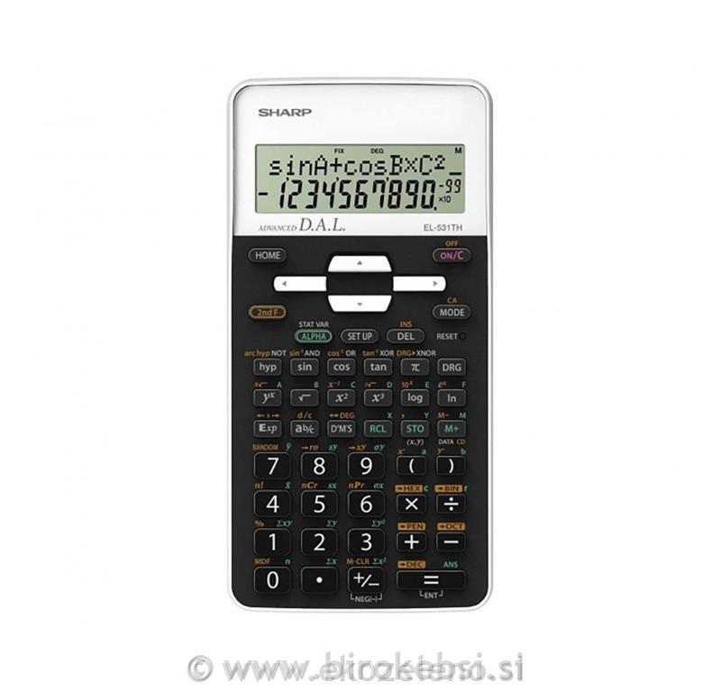 KALKULATOR SHARP EL-531 THBWH, 273f, 2v