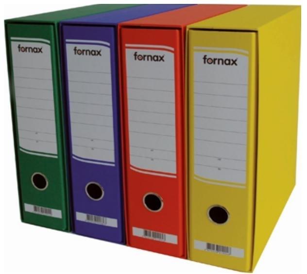 FORNAX REGISTRATOR RDEČ A4/80 V ŠKATLI