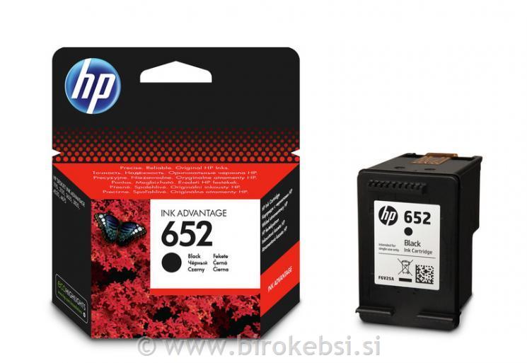 ČRNILO HP 652 BK za 360 strani
