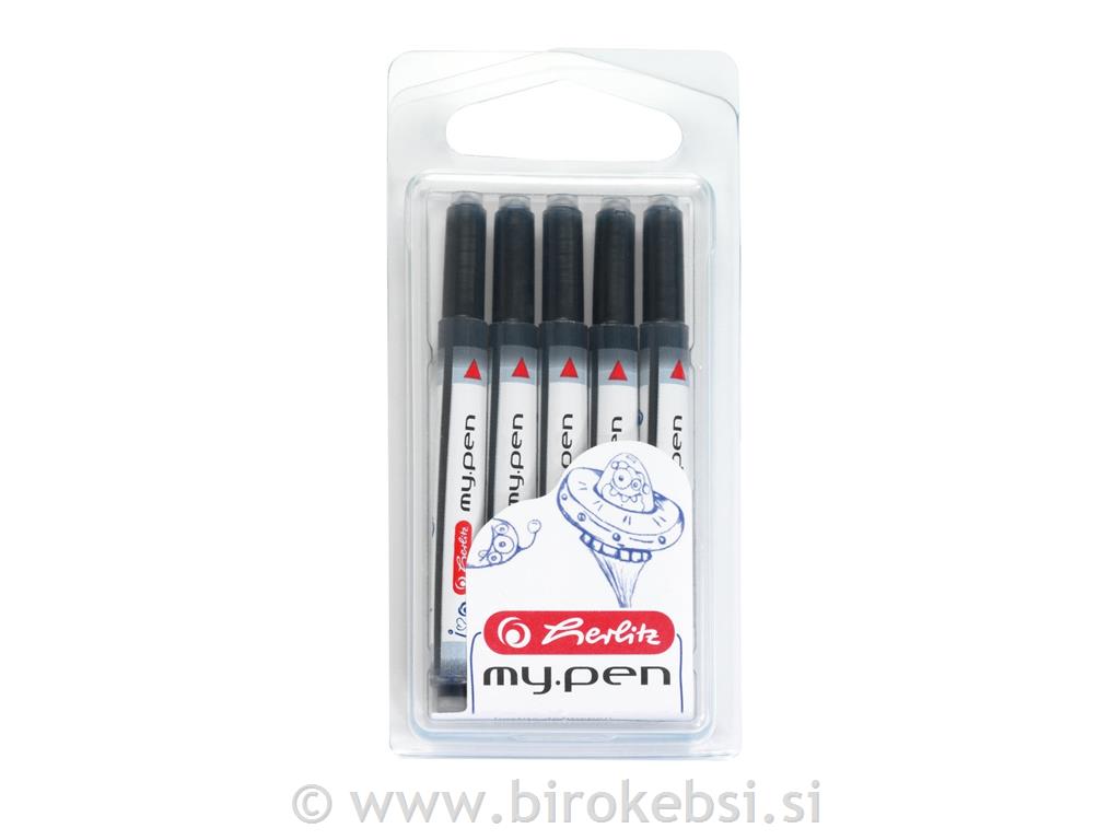 ČRNILNI VLOŽKI MY PEN MODRI 5/1