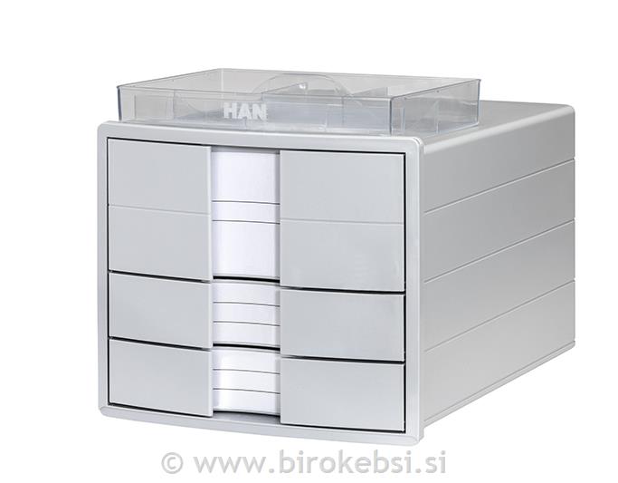 Predalnik IMPULS zaprt 2+1 siv