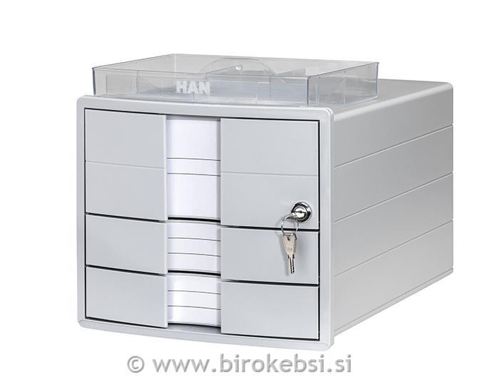 Predalnik IMPULS zaprt 2+1 siv