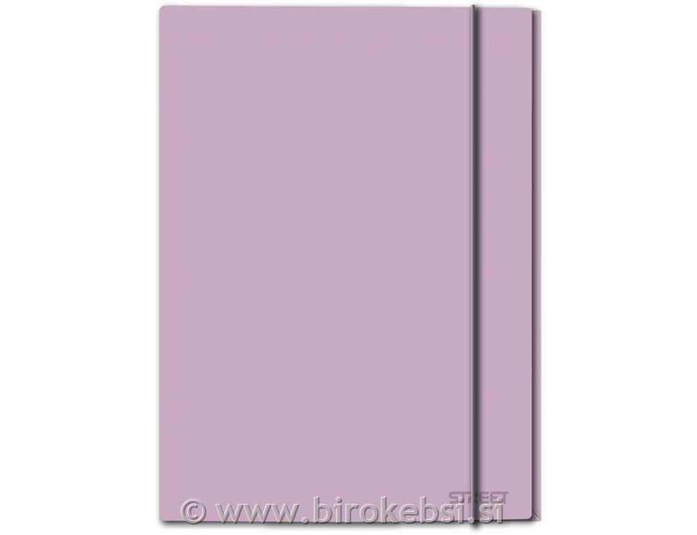 MAPA A4 Z ELASTIKO STREET PASTEL 600g