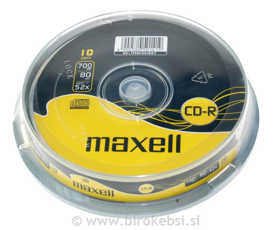 CD-R 700MB 52X 10 na osi