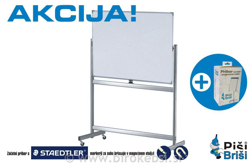 TABLA SAMOSTOJEČA VRTLJIVA BELA 90x120