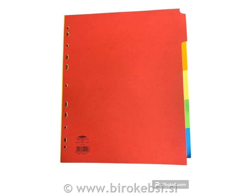 PREGRADNI KARTON A4 1-5 BARVNI 300G