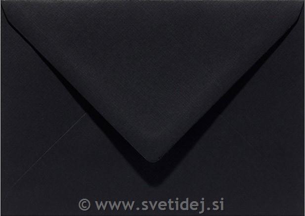 Kuverta C6, 105 g, črna