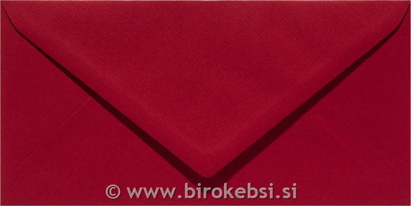 Kuverta podolgovata 105 g, temno rdeča