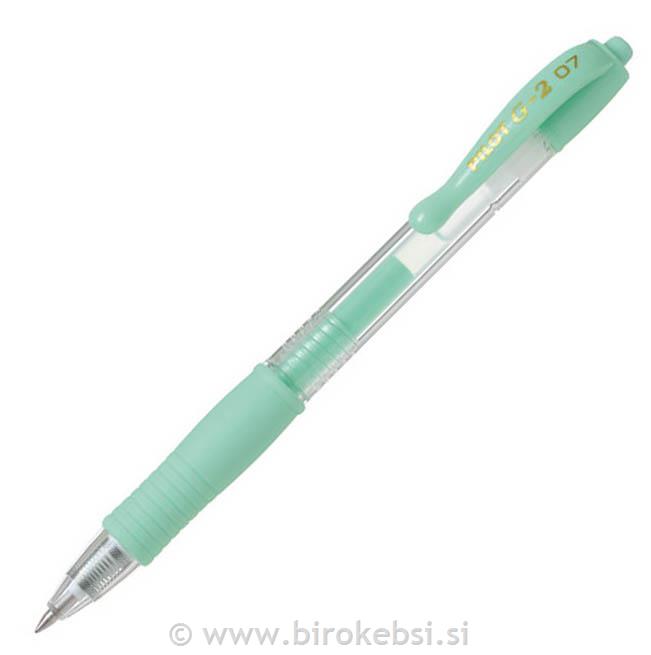 Gel roler G-2 0,7 pastel zelen