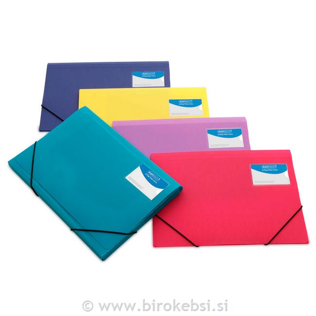 MAPA PREKLOPNA Z ELASTIKO A4 PP 1cm SORT