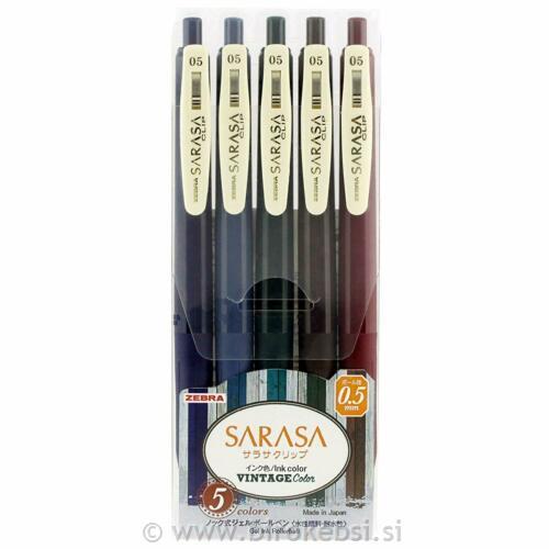 SET SARASA KLIP GEL PISALO ZEBRA
