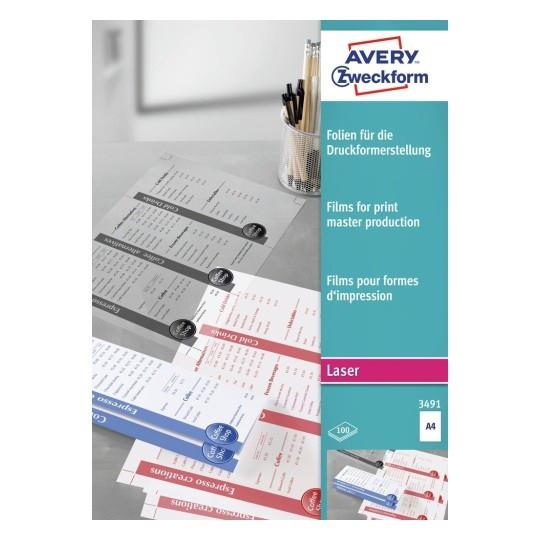 ZWECKFORM 3491 FOLIJE ZA LASER