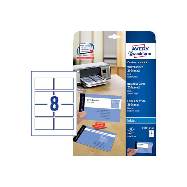 ZWECKFORM 32015-10 85X54 BELE