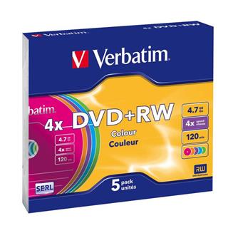 DVD+RW VERBATM 4,7GB 4X10MM