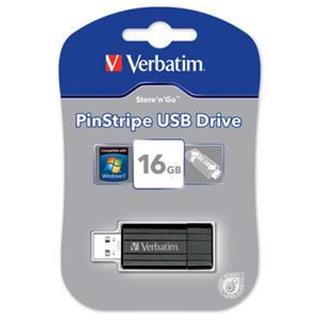 USB KLJUČ 16GB VERBATIM PIN ČRN 3.0